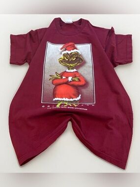 Vintage The Grinch Wear T-Shirt 1997 Dr. Seuss Size Large Christmas Y2K 90s Xmas